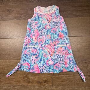 Lilly Pulitzer Little Lilly Classic Shift Treasure Trove Size 6 Preppy, Beach